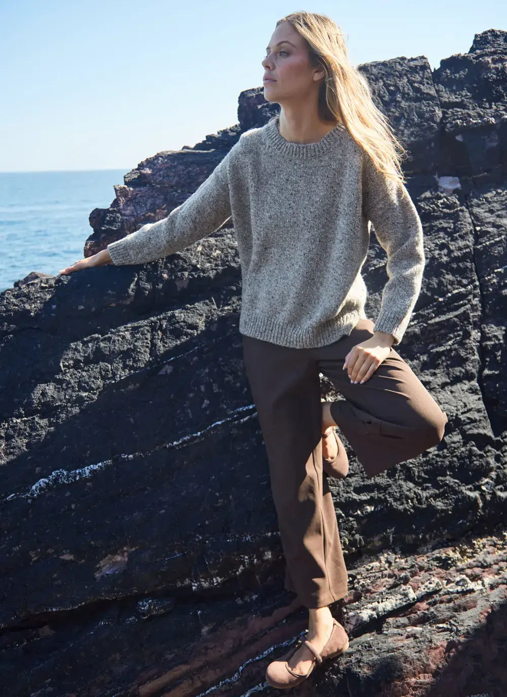 Donegal Fleck Slouchy Sweater